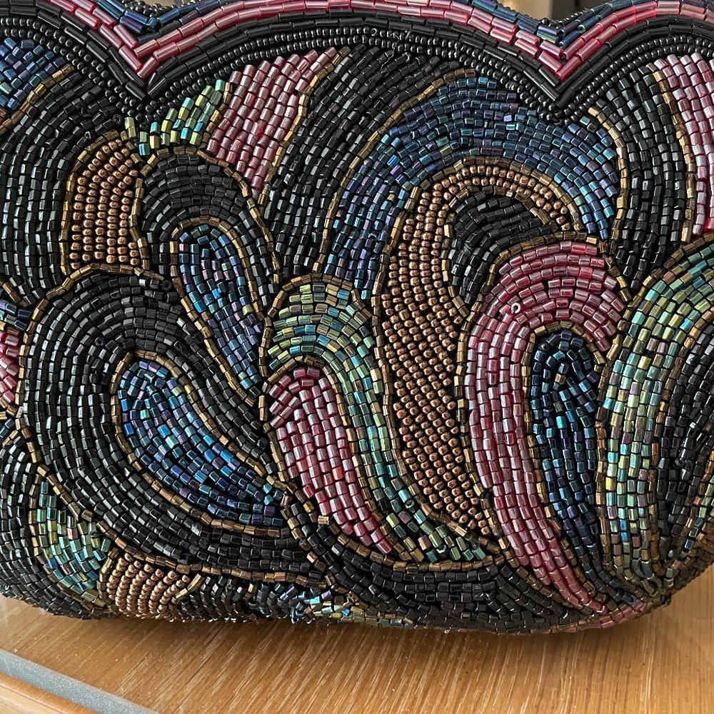 Beaded Evening Multi-Color Bag  NEW!!